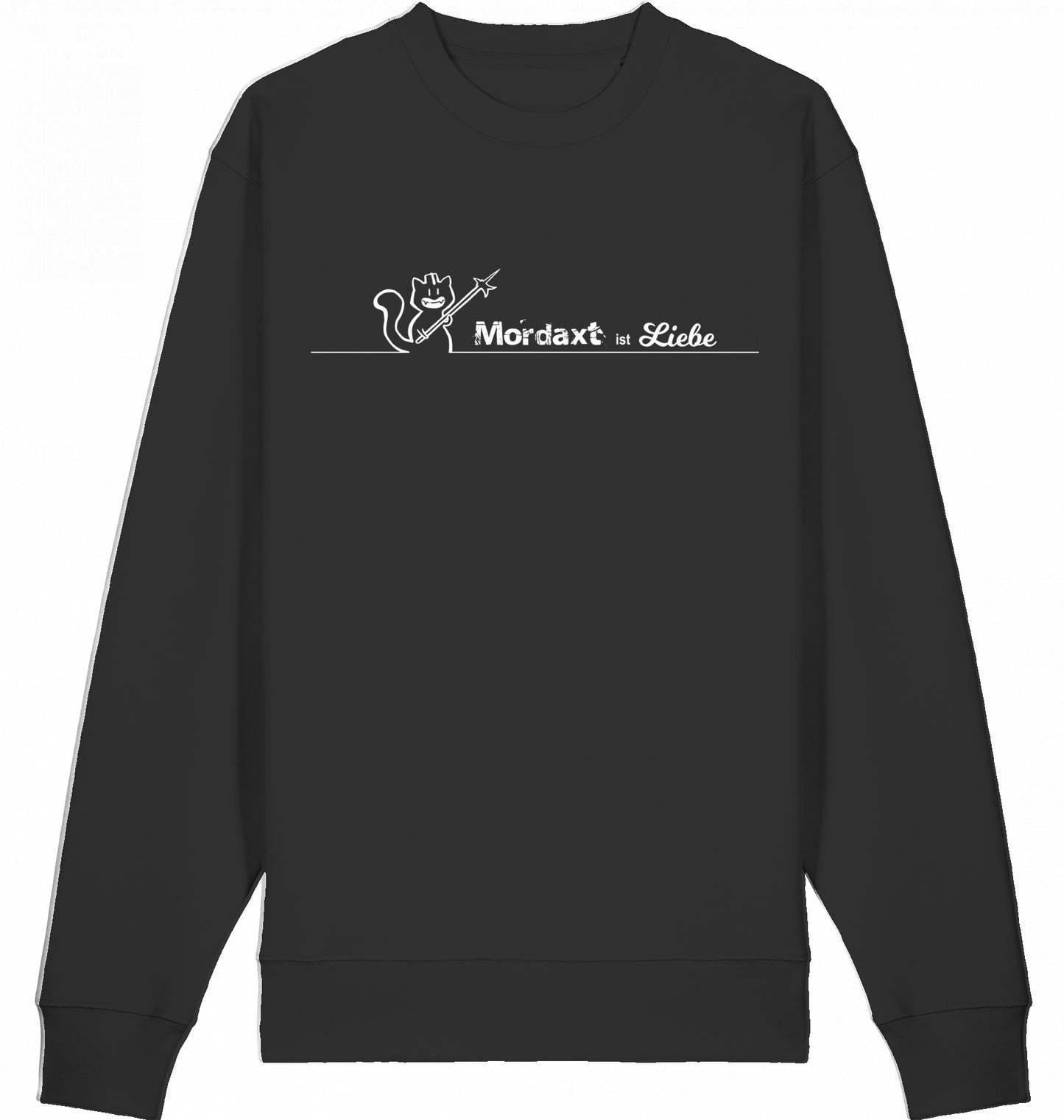 Mordaxt ist Liebe (helles Motiv) Sweatshirt