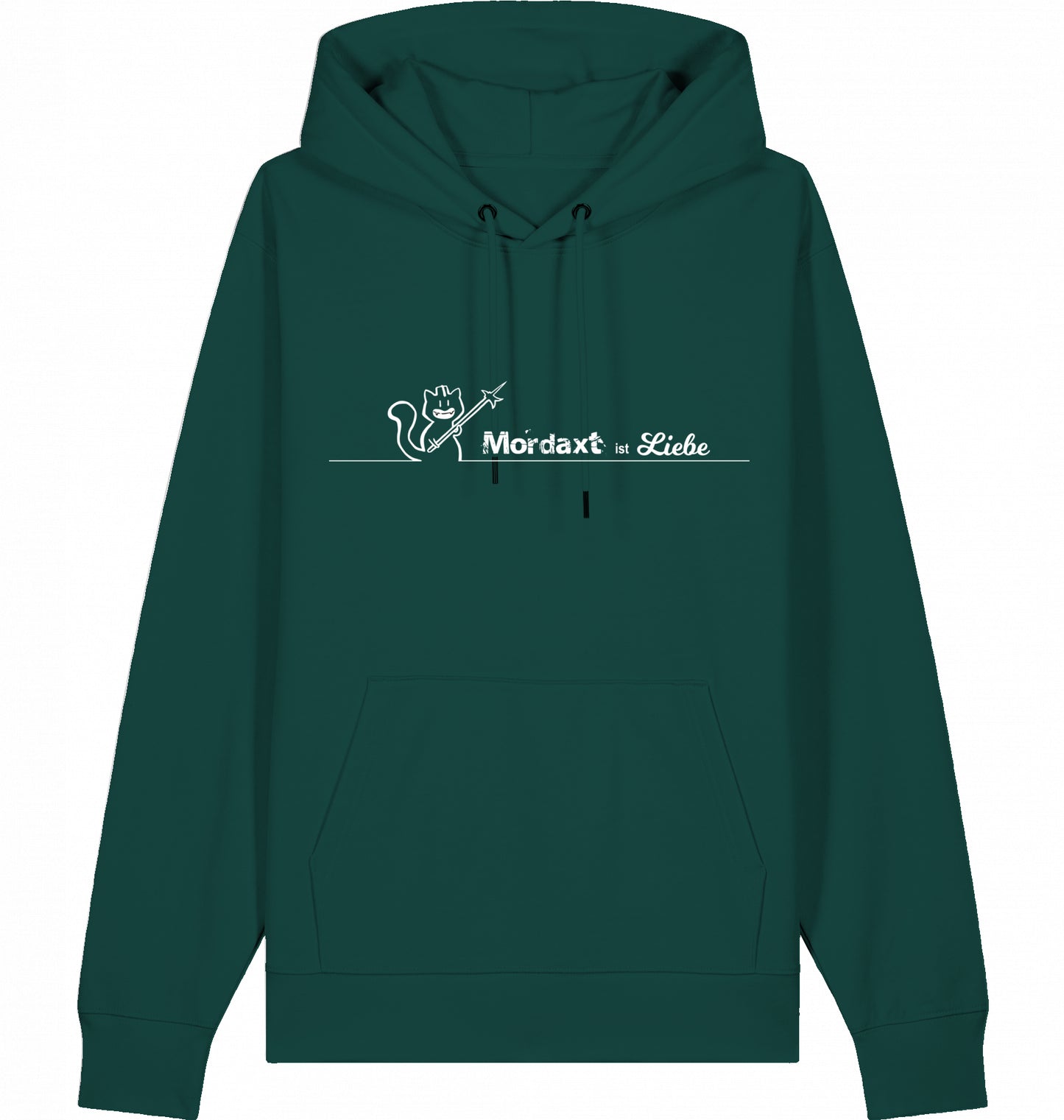 Mordaxt ist Liebe (helles Motiv) Hoodie
