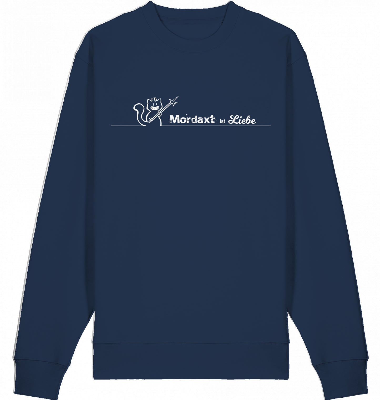Mordaxt ist Liebe (helles Motiv) Sweatshirt