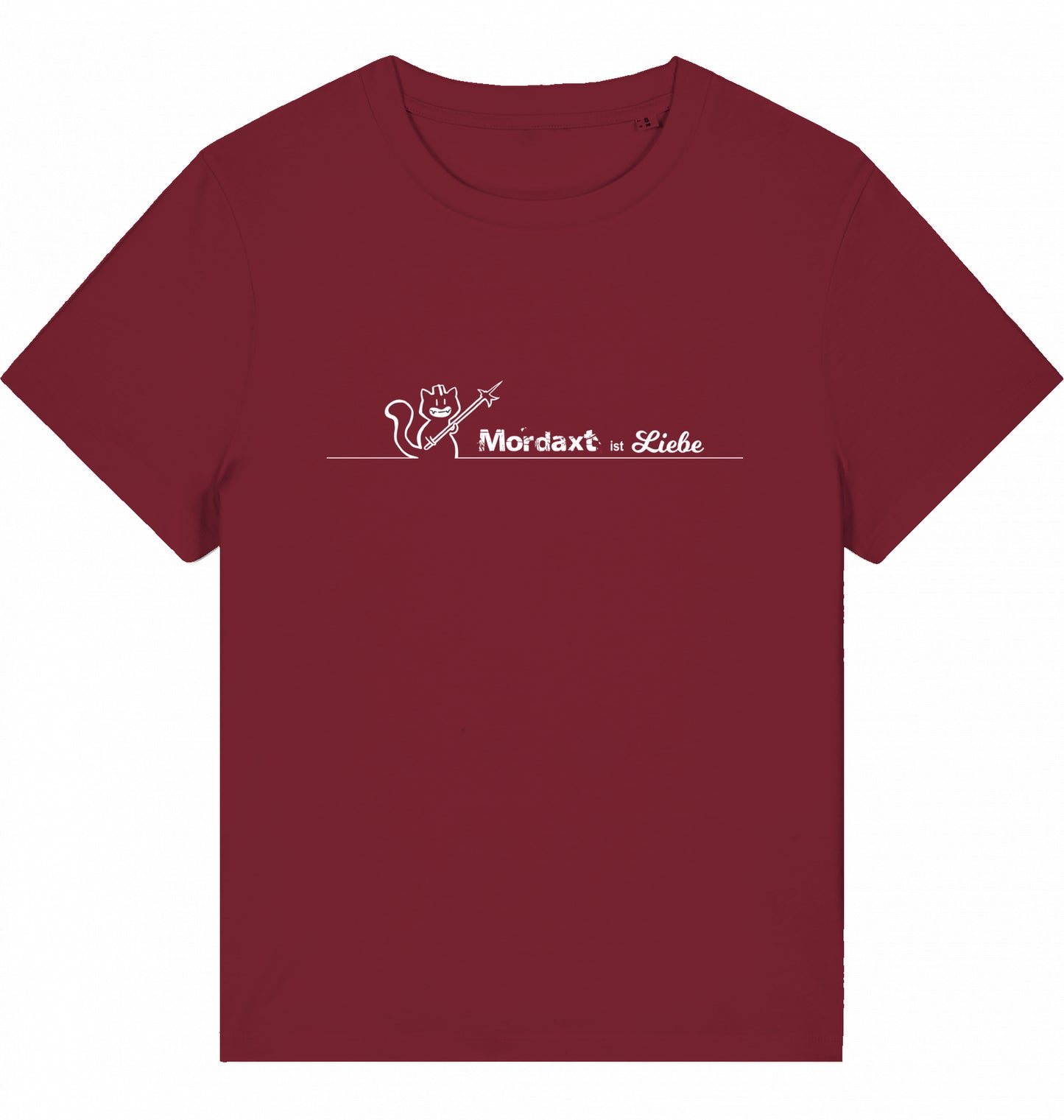 Mordaxt ist Liebe (helles Motiv) Damen-T-Shirt