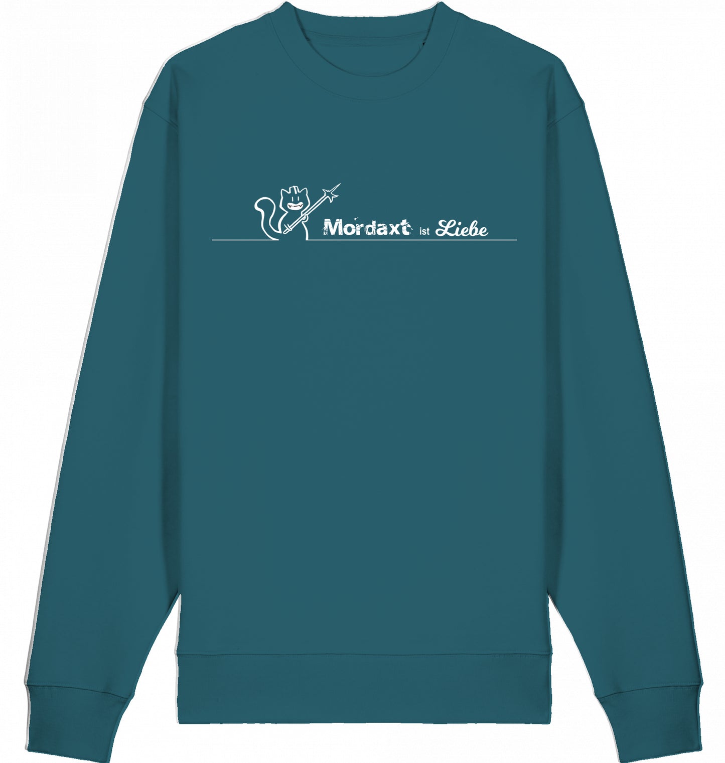 Mordaxt ist Liebe (helles Motiv) Sweatshirt