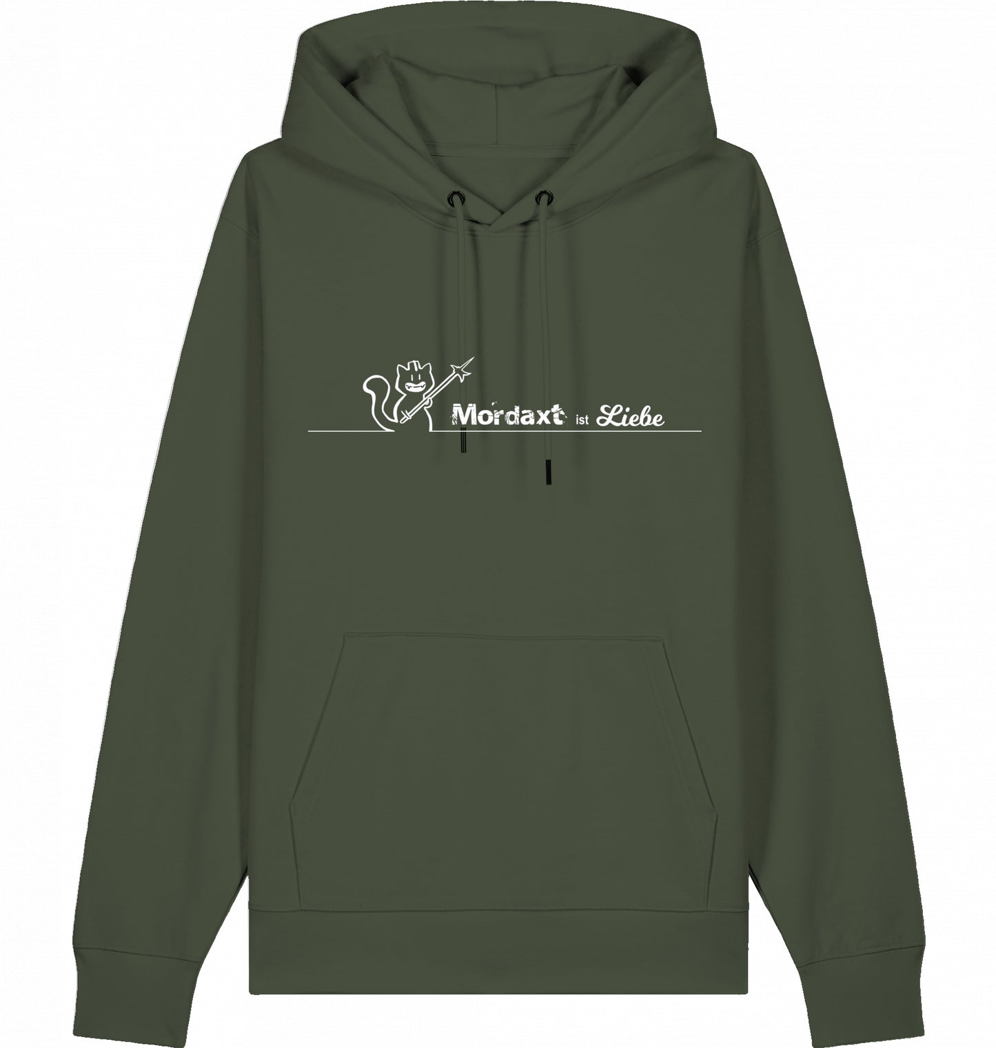 Mordaxt ist Liebe (helles Motiv) Hoodie