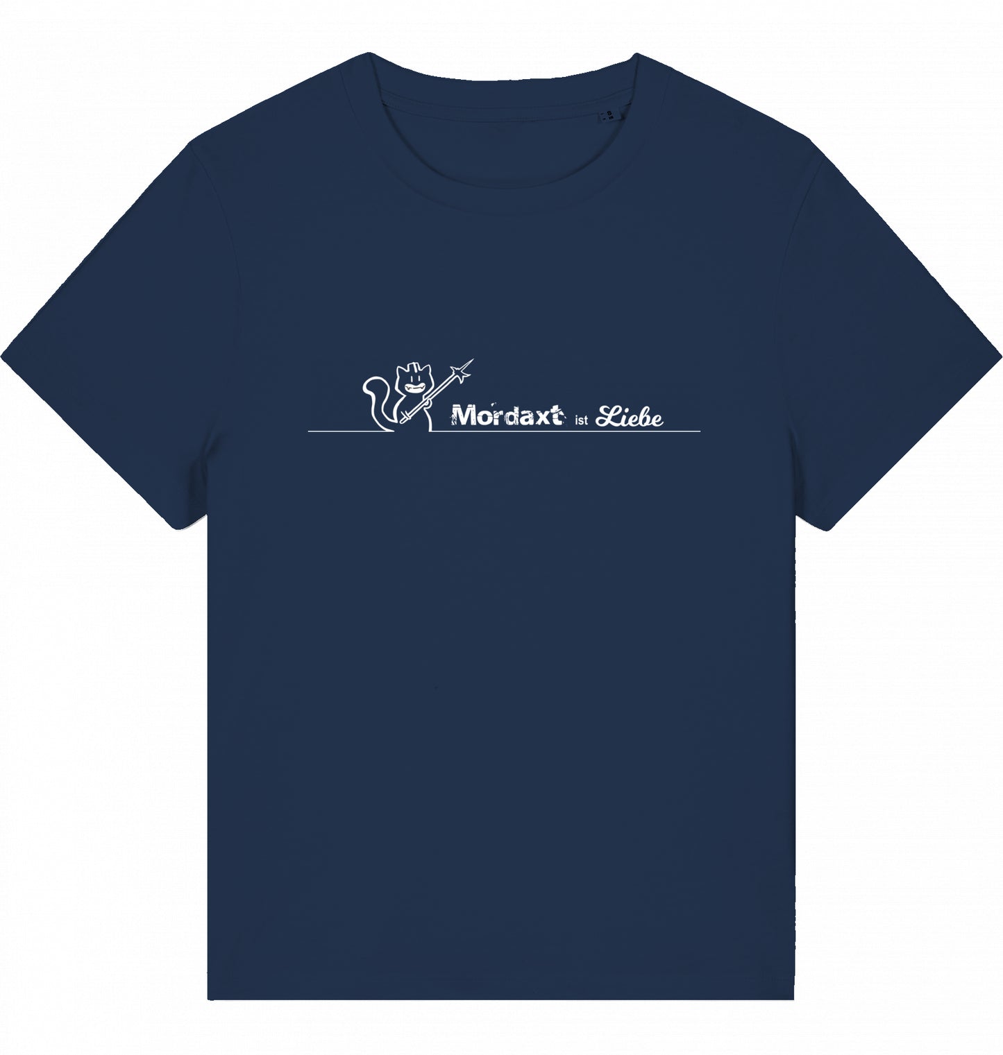 Mordaxt ist Liebe (helles Motiv) Damen-T-Shirt