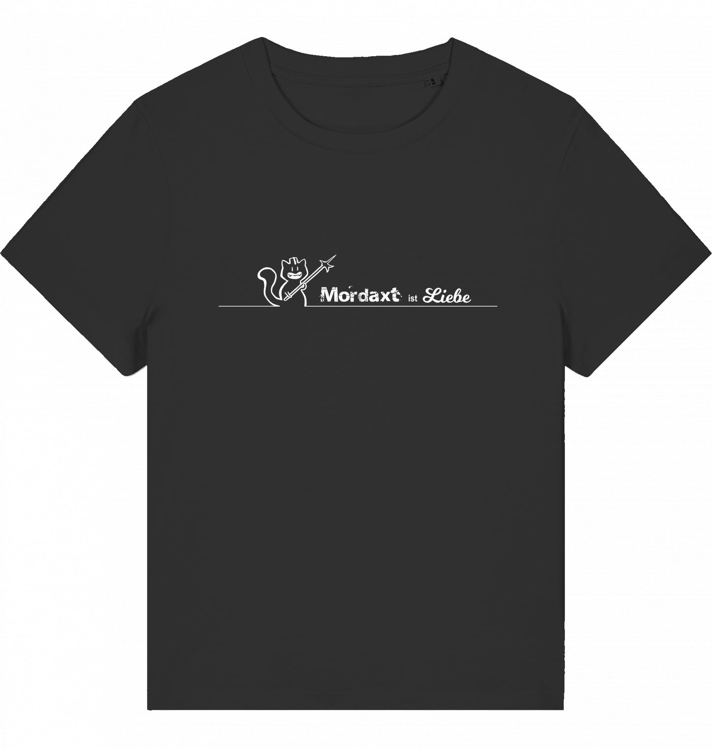 Mordaxt ist Liebe (helles Motiv) Damen-T-Shirt