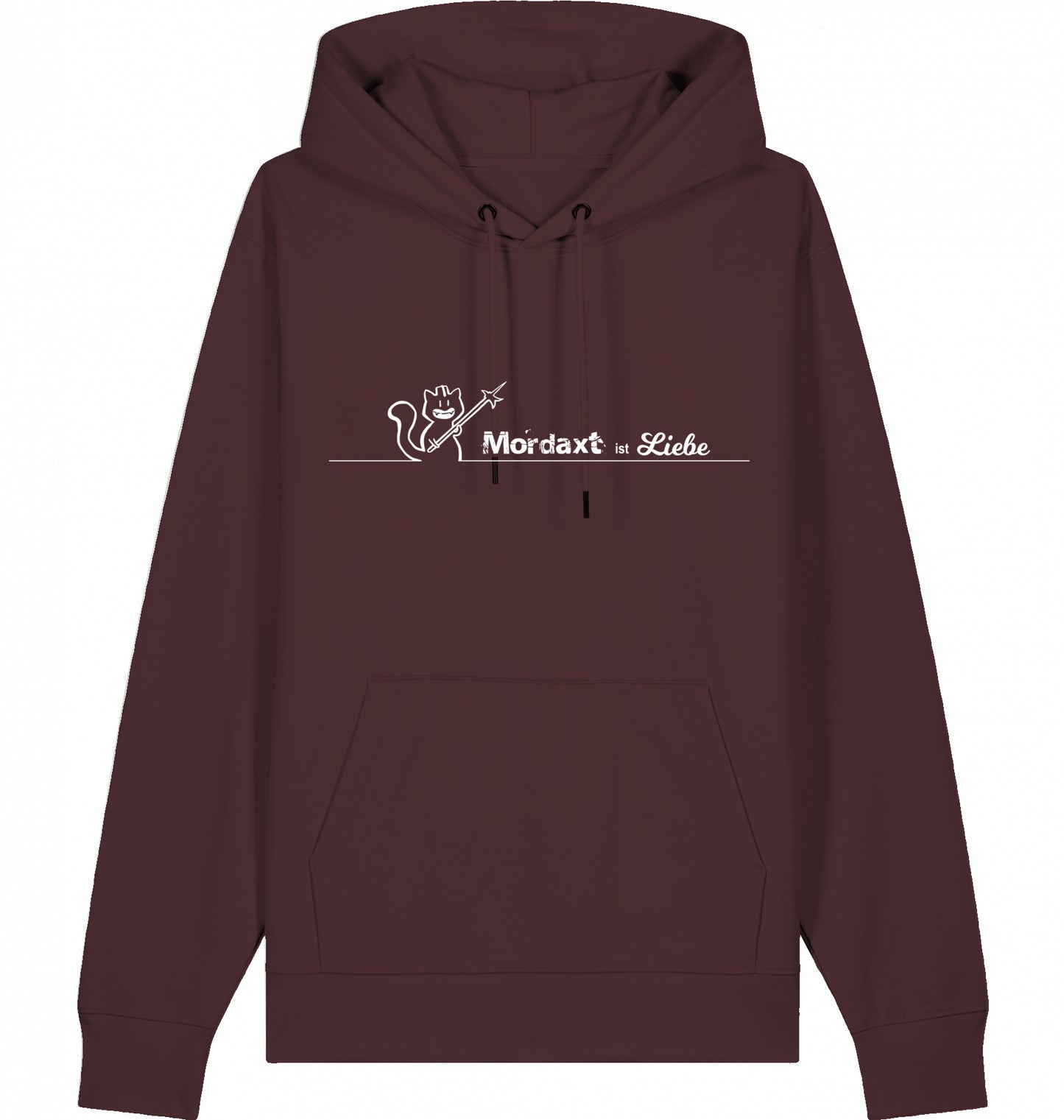 Mordaxt ist Liebe (helles Motiv) Hoodie