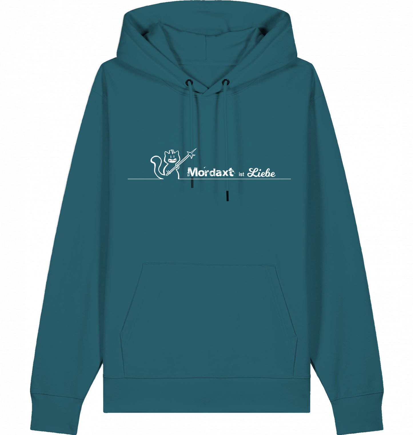 Mordaxt ist Liebe (helles Motiv) Hoodie