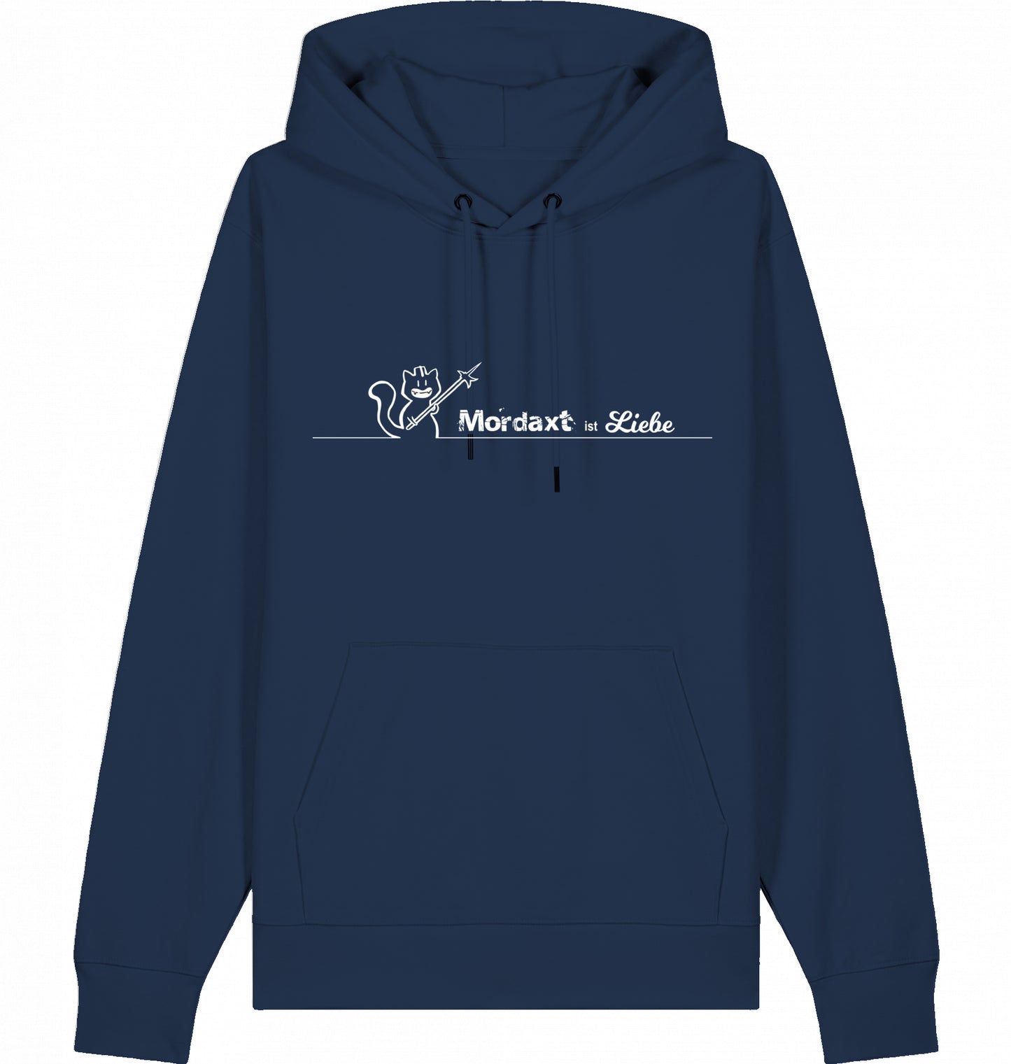 Mordaxt ist Liebe (helles Motiv) Hoodie