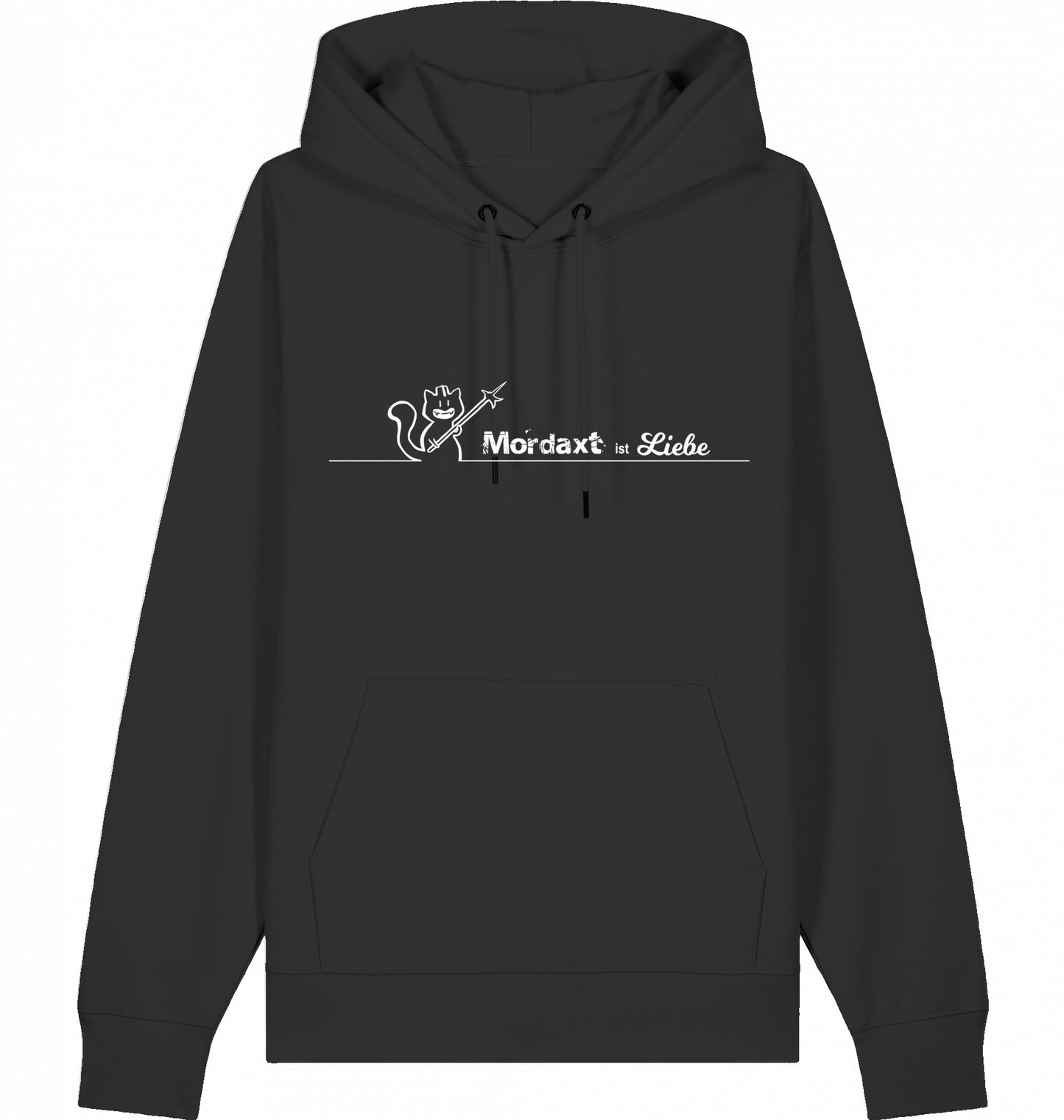 Mordaxt ist Liebe (helles Motiv) Hoodie