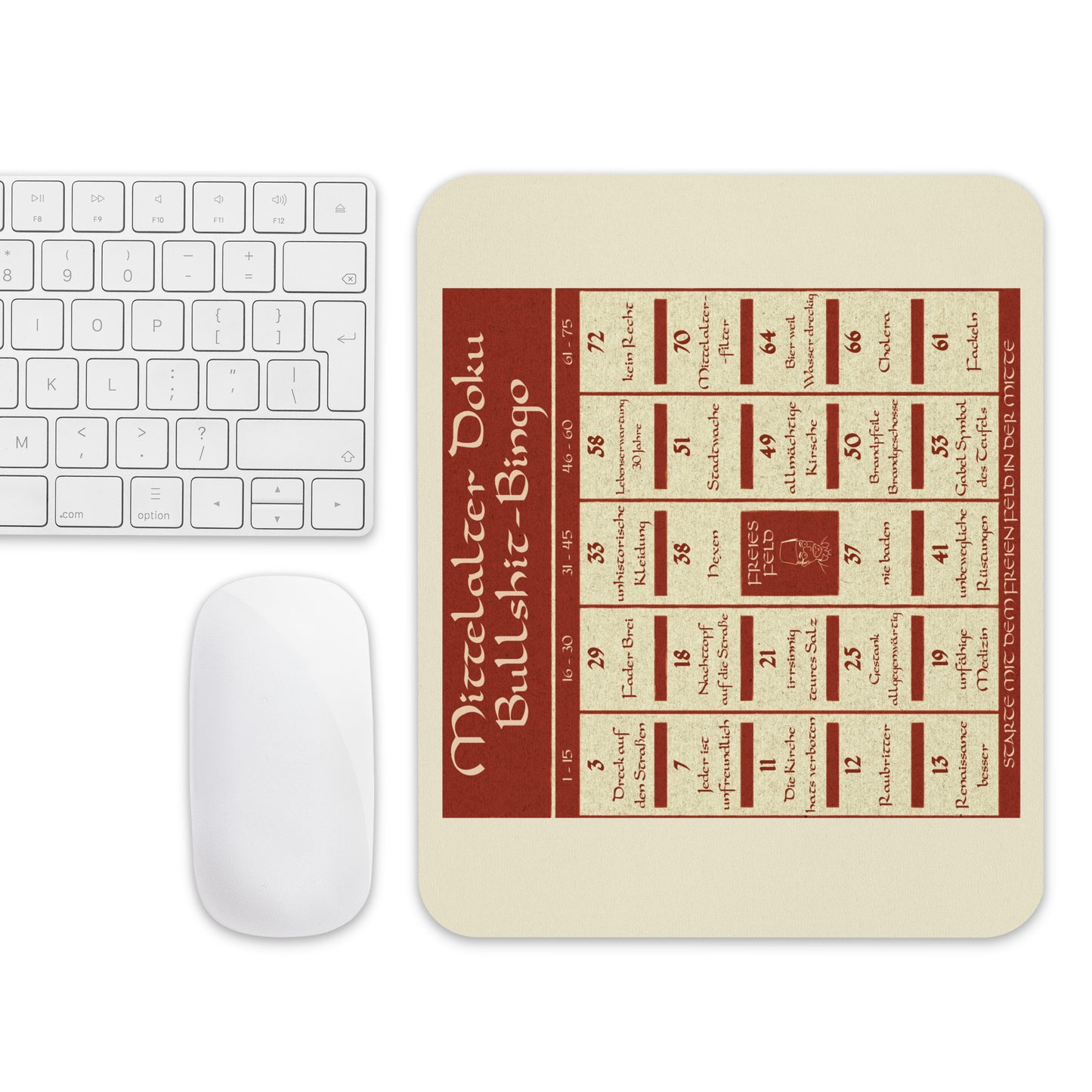 Bullshit-Bingo Mauspad