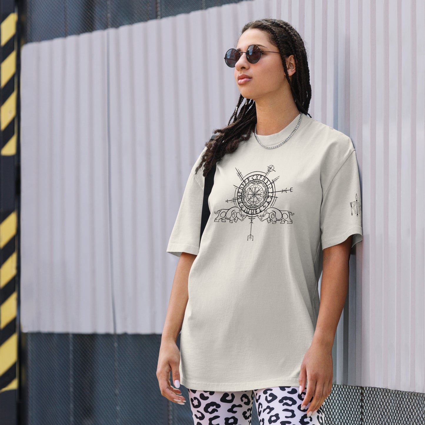 Runenkreis Oversized T-Shirt