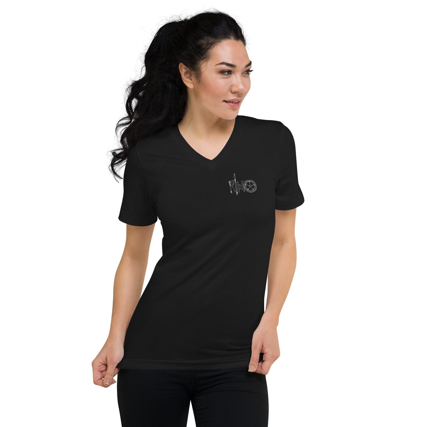 T-Shirt mit V-Ausschnitt Speer